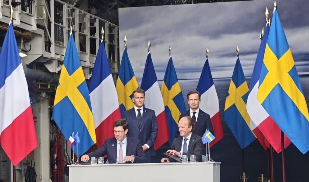 Sweden Inks Contract with France for Four FDI Frigates