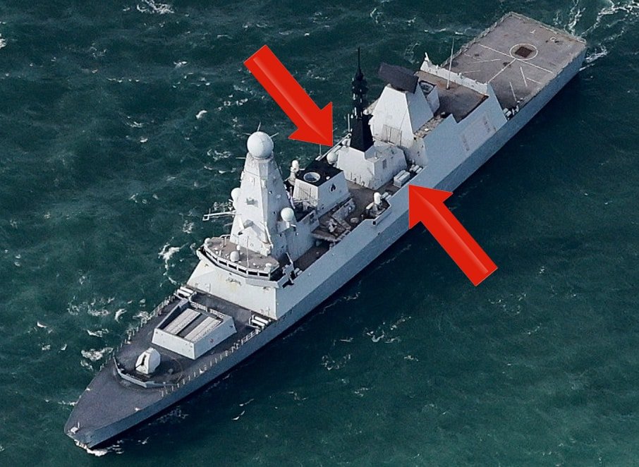 New Launcher Spotted Aboard Royal Navy Type 45 Destroyer