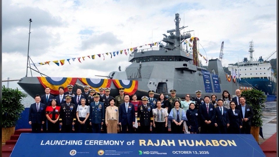 HD HHI, Filipin Donanması için Üçüncü 2.400 Tonluk OPV 'BRP Rajah Humabon'u Piyasaya Sürüyor