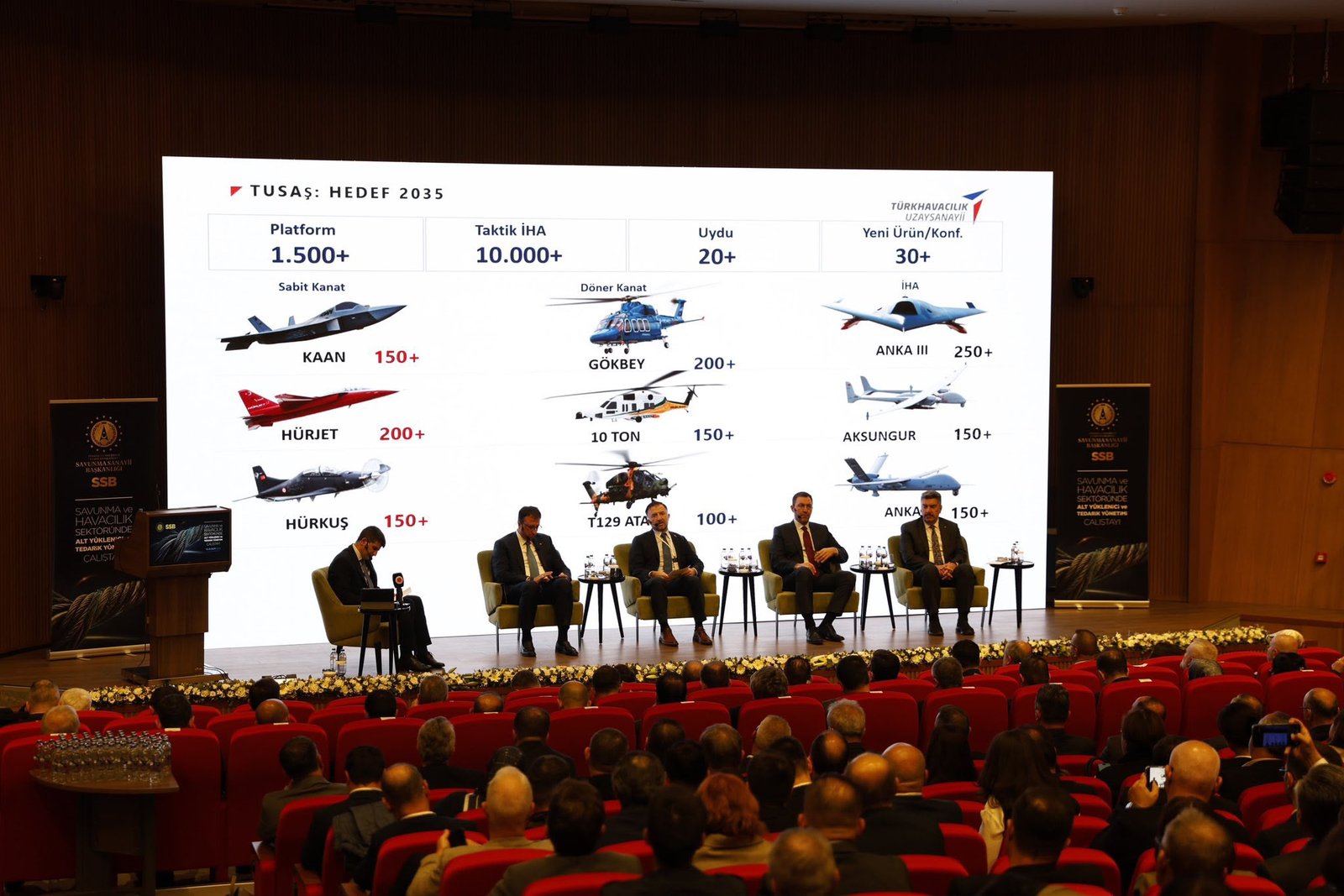 TUSAŞ'ın 2035 Hedefi: 150+ KAAN, 200+ HÜRJET, 10.000+ İHA