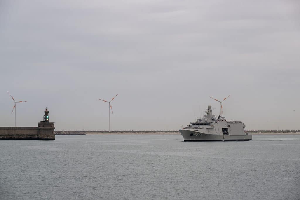 Belçika'nın ikinci rMCM gemisi 'Tournai' Zeebrugge'a ulaştı