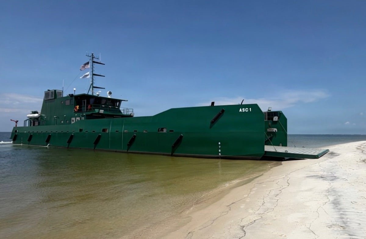 U.S. Marine Corps accepts first Ancillary Surface Craft prototype