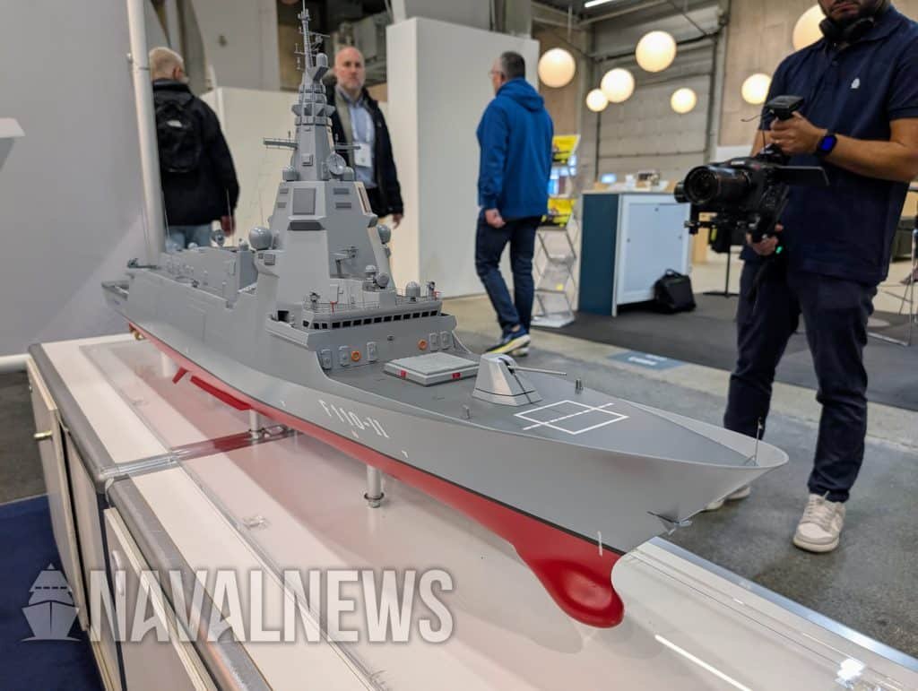 Navantia Unveils F-110 Flight II / IAMD Frigate