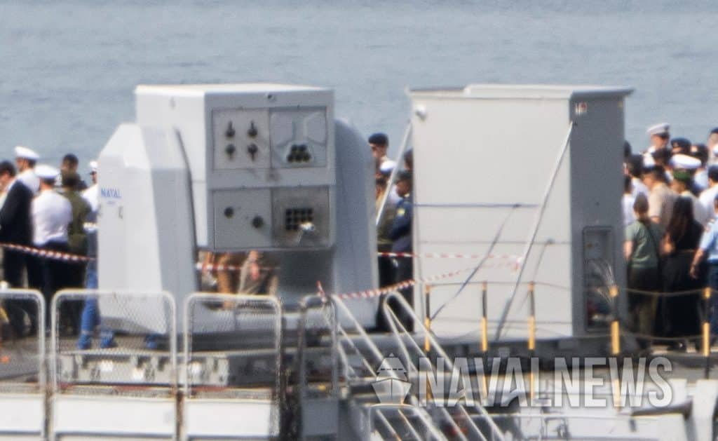 Naval Group's new Rampart launcher spotted aboard Mistral-class LHD