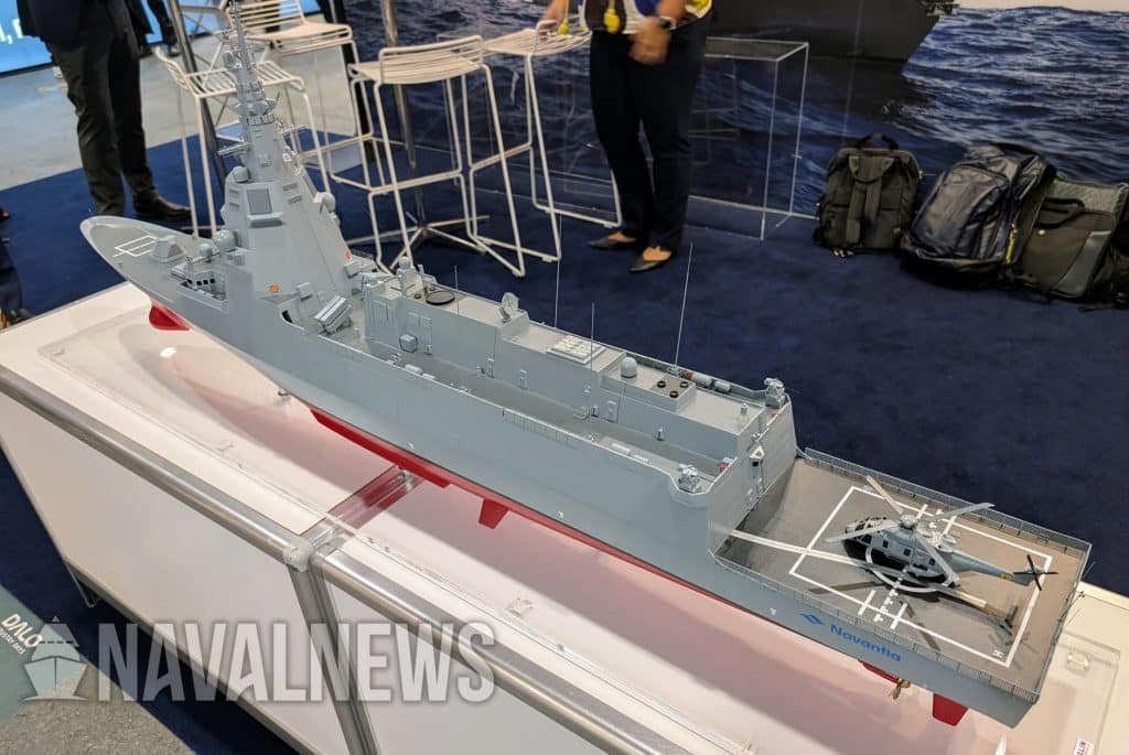 İspanyol Donanması ve Navantia, F110 sınıfını genişletmeyi amaçlayan bir IAMD fırkateyni tasarladı 