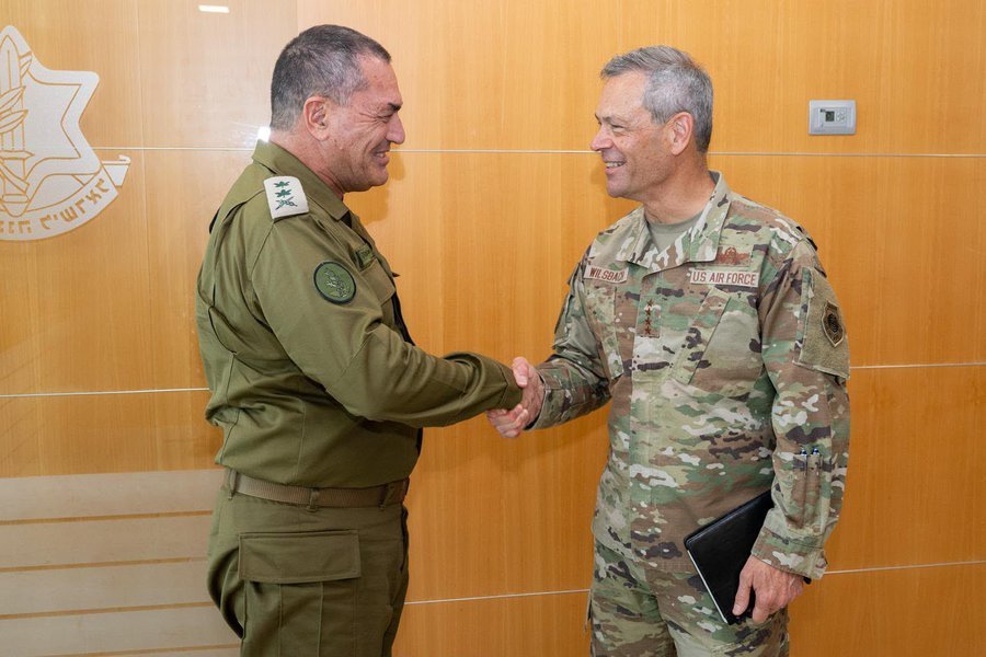 US Air Force chief of staff discusses 'regional situation' with Israeli military officials