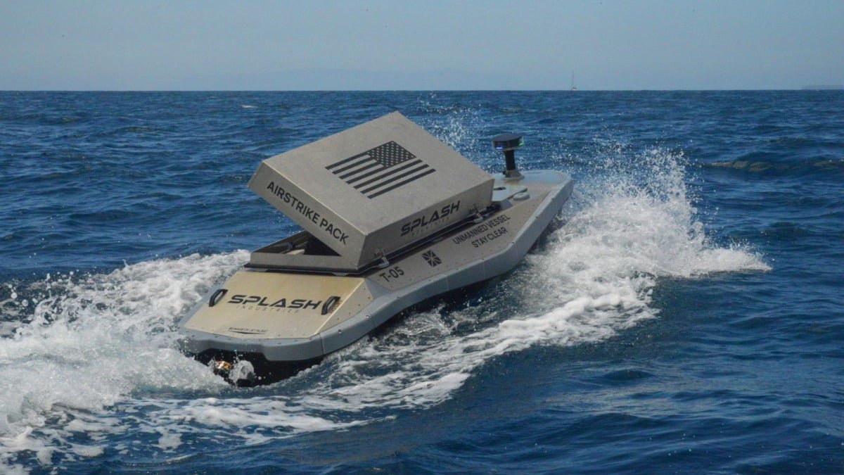 Splash Industries, Typhoon İDA (İnsansız Deniz Aracı)'ye İHA fırlatma modülü ekledi