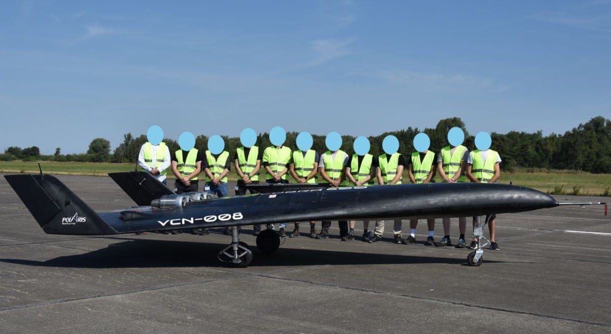 German missile-carrier drone completes first flight