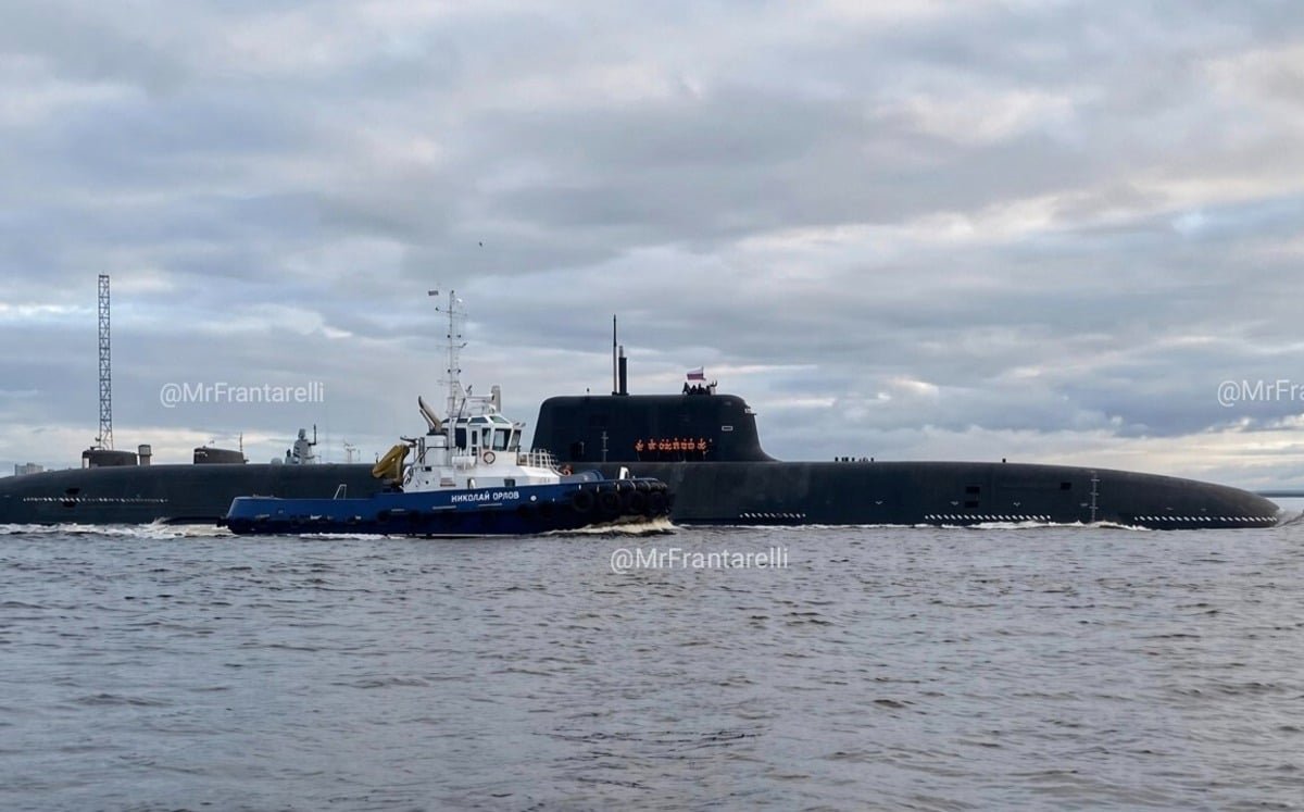 Russia tests new submarine designed for ultra long-range nuclear torpedo